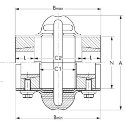 Sukabinimo stebulė „Viva V110 TB 1108“ kūginei įvorei 84973111108
