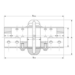 Sukabinimo stebulė „Viva V125 TB 1108“ kūginei įvorei 84973121108