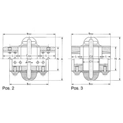 Sukabinimo stebulė Viva V125 gręžtoms 84973121000