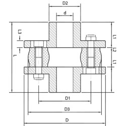 Guminė mova SF20 55SH 1601R020