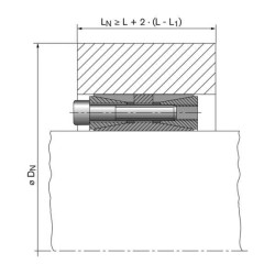 Fiksavimo mazgas RFN70150180X235