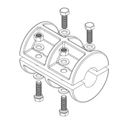 Varžtinė jungtis Ø45 GB45