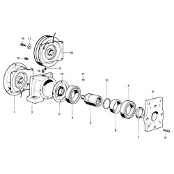 Elektromagnetinė sankaba 24V 14Kpm EMKGR1224VHD