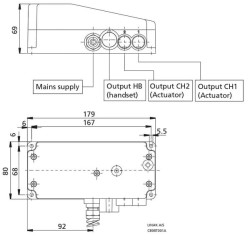 Valdymo dėžutė CB8-T CB8001T200010