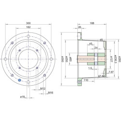 Varpo korpusas F E 300 SAE-C RV350188245
