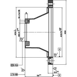 Variklio flanšas LFR300
