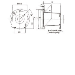 Varpo korpusas Gr.2 Honda LB1522