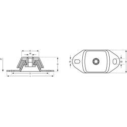 „Triflex“ mašinos pagrindas 10002020