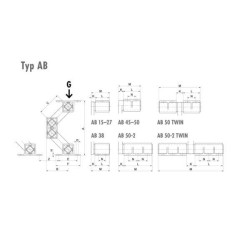 AB AB27 tipo purtymo elementas