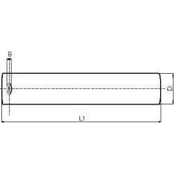 Kaištis 25x350 mm Kramp UNS25350