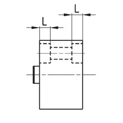 Trumpo eigos cilindras ø20x10 QN1A20A10