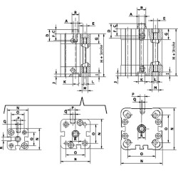 Kompaktiškas cilindras CCND1610MI
