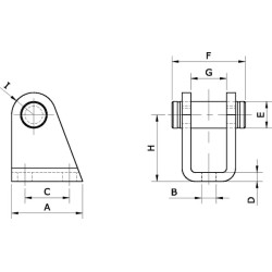 Šakotės kojelė CF1216PN