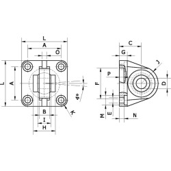 Pasukamas flanšas SFS063