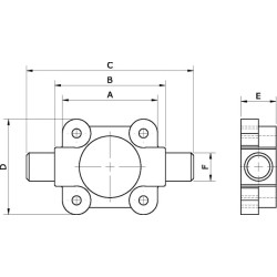 Trunnion flanšas TF50PN