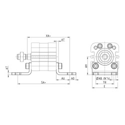 Kojinis tvirtinimas B4132