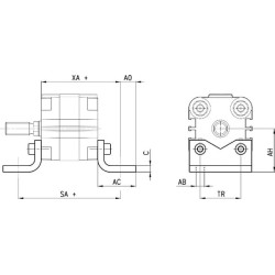 Kojinis tvirtinimas B3163