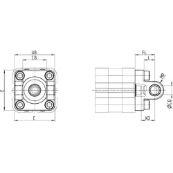 Priekinis moteriškas trunni H4150
