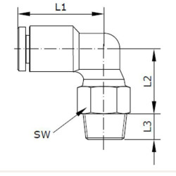 Įspaudžiama jungtis ECF618P