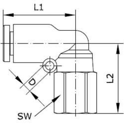 Įspaudžiama jungtis ECFS618P