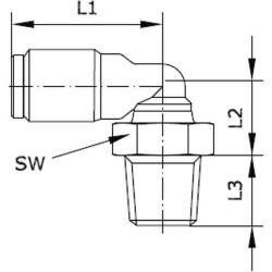 Įspaudžiama jungtis ECRMT614P