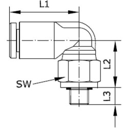 Įspaudžiama jungtis MECS3M5P
