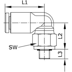 Įspaudžiama jungtis MEC618P