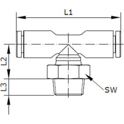Įspaudžiama jungtis TCRMT1014P