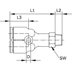 Įspaudžiama jungtis YCRMT1014P
