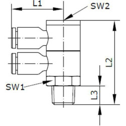 Įspaudžiama jungtis BC2S1014P