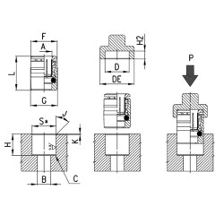 Įspaudžiama jungtis 67004