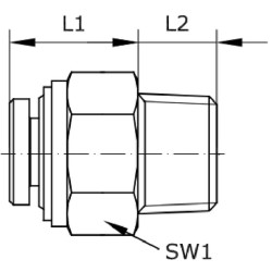 Įspaudžiama jungtis BSCS1638B