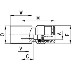 Bandža 6610 4-M5 66104M5