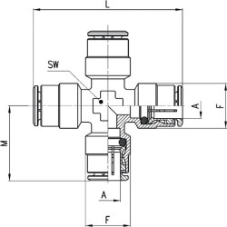 Įspaudžiama jungtis 66004CAM