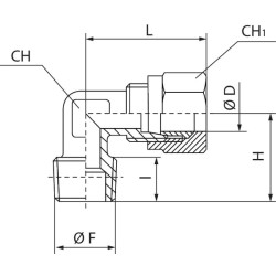 Alkūnės jungties užspaudimo žiedas ECCRT838