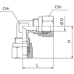 Alkūnės jungties užspaudimo žiedas ECCR12