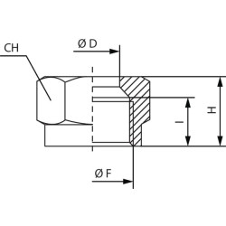 Veržlės užspaudimo žiedas NUTCR12