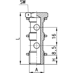 Dvigubas banžo varžtas 16310214