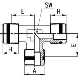 T formos jungtis S208014