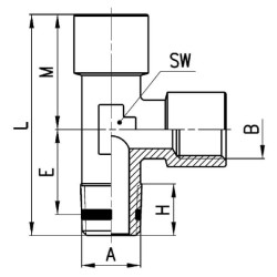 Trišakis jungiamasis elementas S20701818