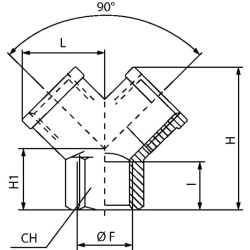 Y formos jungtis YFFF12