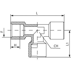 T formos jungtis TCFFF38
