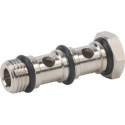 Tuščiaviduris dvigubas varžtas + O žiedas HBDRO38