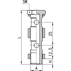 Dvigubas banžo varžtas 16350218