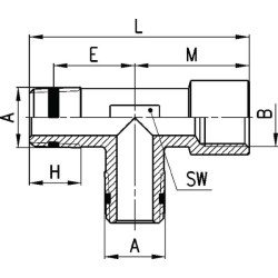 T formos jungtis S20501414