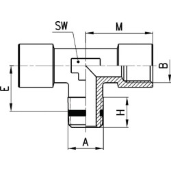 Trišakis jungiamasis elementas S20601818