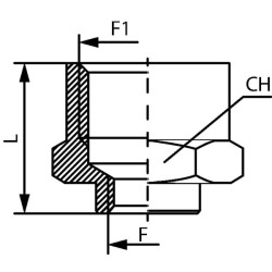 Vamzdžių jungtis PC1412T
