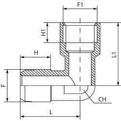 Alkūnės jungtis EMF12