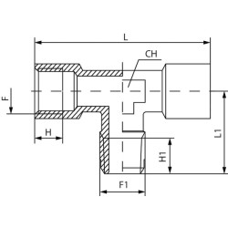 T formos jungtis TCFMF14