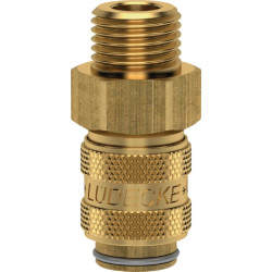 Q-Rel jungtis su 3/8" BSP išoriniu sriegiu ESM38A